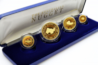 4er Set Nugget - Welcome Stranger - Gold PP 1986 AUSTRALIEN