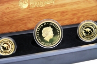 5er Set Känguru Gold PP 25. Jahre Känguru 2014 AUSTRALIEN