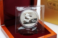 1 oz Panda Silber in der Folie 2014