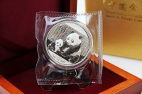 1 oz Panda Silber in der Folie 2012