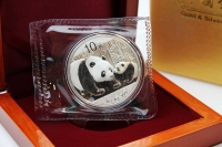 1 oz Panda Silber in der Folie 2011