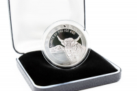 Set 3g Gold und 30g Silber Rund Hund PP 2018 CHINA