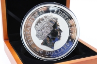 1 Kg Kookaburra Silber 2002 AUSTRALIEN