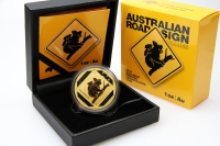 1 oz Road Sign Koala Gold PP 2014 AUSTRALIEN