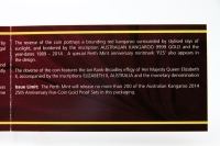 5er Set Känguru Gold PP 25. Jahre Känguru 2014 AUSTRALIEN