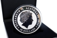1 Kg Kookaburra Silber 2015 AUSTRALIEN