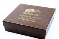 Set American Buffalo Polierte Platte Gold 2008 USA