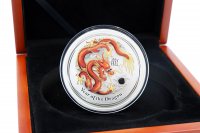 5 oz Lunar II. Drachen Silber Color 2012 AUSTRALIEN