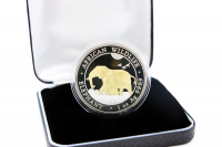 1 oz Elefant Silber GILDED 2022 SOMALIA