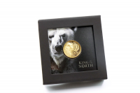 1/4 oz King of the North - Der Eisbär Gold UHR PP 2024 COOK ISLAND