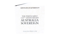 1 Sovereign 125. Jahre Australian Sovereign Gold PP 2024 AUSTRALIEN