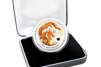 1 oz Lunar II Drachen Silber COLOR 2012 AUSTRALIEN