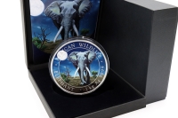 1 Kg Elefant Giant Moon Silber 2025 SOMALIA