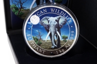 1 Kg Elefant Giant Moon Silber 2025 SOMALIA