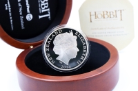 1 oz Der Hobbit - Hbbbit Haus Silber Polierte Platte 2014 NEUSEELAND