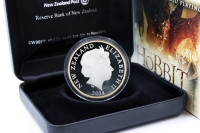 1 oz Der Hobbit - Mittelerde Silber Polierte Platte 2014 NEUSEELAND