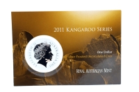 1 oz Känguru Silber im Blister 2011 AUSTRALIEN