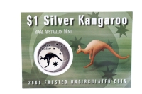 1 oz Känguru Silber im Blister 2005 AUSTRALIEN