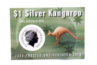 1 oz Känguru Silber im Blister 2005 AUSTRALIEN