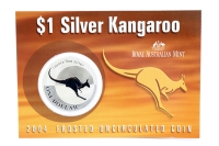 1 oz Känguru Silber im Blister 2004 AUSTRALIEN