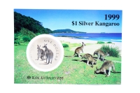 1 oz Känguru Silber im Blister 1999 AUSTRALIEN