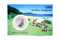 1 oz Känguru Silber im Blister 1999 AUSTRALIEN