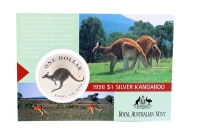 1 oz Känguru Silber im Blister 1998 AUSTRALIEN