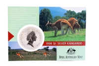 1 oz Känguru Silber im Blister 1998 AUSTRALIEN