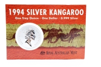 1 oz Känguru Silber im Blister 1994 AUSTRALIEN