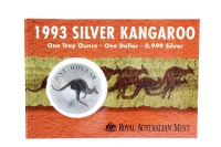 1 oz Känguru Silber im Blister 1993 AUSTRALIEN