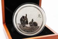 1 Kg Lunar II. Hase Silber 2011 AUSTRALIEN