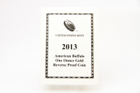 1 oz American Buffalo Reverse Proof Gold 2013 USA