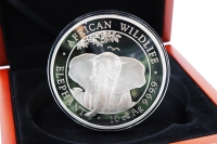 10 oz African Wildlife Elefant Silber 2022 SOMALIA