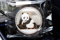 5 oz Panda Silber PP in der Folie 2015