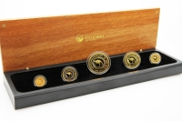 5er Set Känguru Gold PP 25. Jahre Känguru 2014 AUSTRALIEN