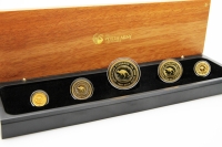 5er Set Känguru Gold PP 25. Jahre Känguru 2014 AUSTRALIEN