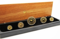 5er Set Känguru Gold PP 25. Jahre Känguru 2014 AUSTRALIEN