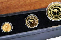 5er Set Känguru Gold PP 25. Jahre Känguru 2014 AUSTRALIEN