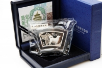 30g Hund Bogen Fan-Shaped Silber PP in der Folie mit Zettel 2018 CHINA