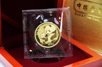 1 oz Goldpanda in der Originalfolie 2005 CHINA