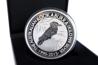 1 Kg Kookaburra Silber 2015 AUSTRALIEN