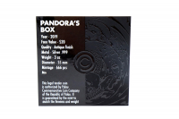 3 oz Die Büchse der Pandora Silber Antik Finish HR 2019 PALAU