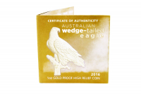 1 oz Wedge-Tailed Eagle Gold PP HR 2016 AUSTRALIEN