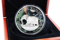 10 oz African Wildlife Elefant Silber 2022 SOMALIA