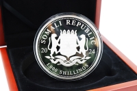 10 oz African Wildlife Elefant Silber 2024 SOMALIA
