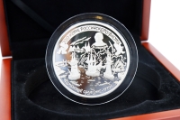 5 oz - 25 Rubel THE 300TH ANNIVERSARY OF THE RUSSIAN FLEET Silber PP 1996 RUSSLAND